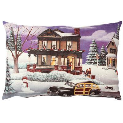 Coussin lavable de qualité supérieure avec housse amovible, 13 x 19 po, 50% coton / 50% polyester | Rembourrage en silicone, fermeture à glissière dissimulée, repassable | Parfait pour la décoration intérieure, les canapés et le confort d'assise