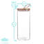 Argon Tableware - Glass Storage Jar with Wooden Lid - Leather Loop