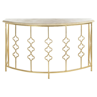 ellahome Quatrefoil 60" Console Table