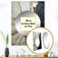 Millholland beige noir minimalisme poteries - miroir décoratif spirales abstraites, miroir mural beige, art imprimé en métal-649236693