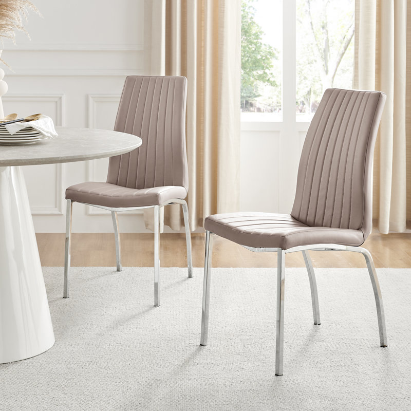 Chaise de salle à manger Simsbury, Beige
