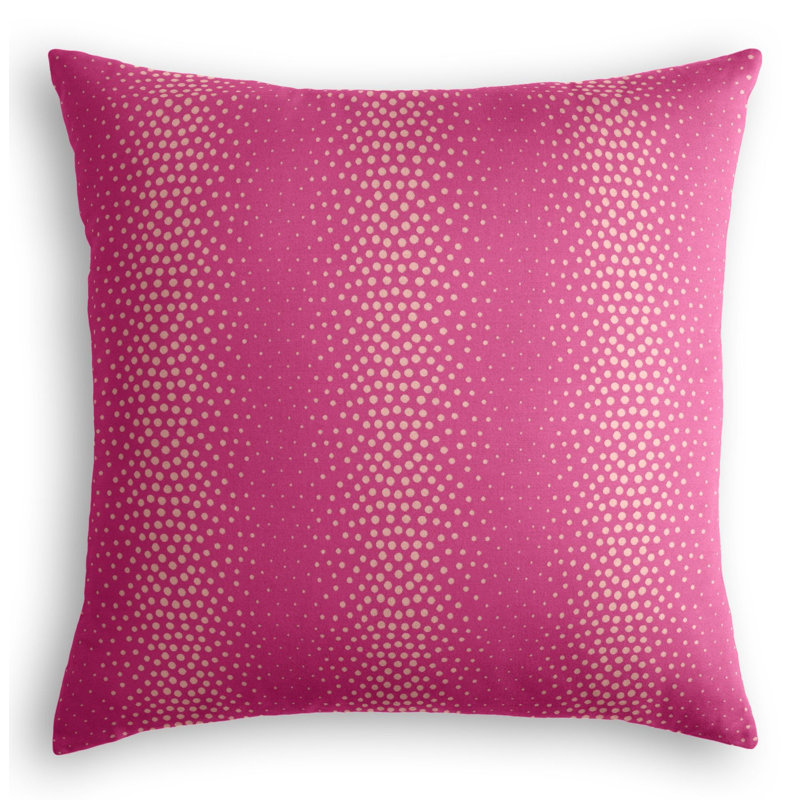 Tobi Fairley Pearl Square Pillow Cover & Insert, 16" x 16", Dark Taupe