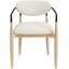 Chaise de salle à manger rembourrée en tissu Riccio Performance-790394332-790394333
