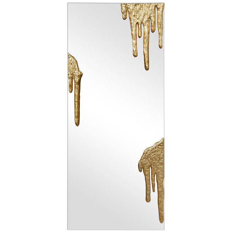 Miroir mural antique sans cadre, 48 po x 20 po