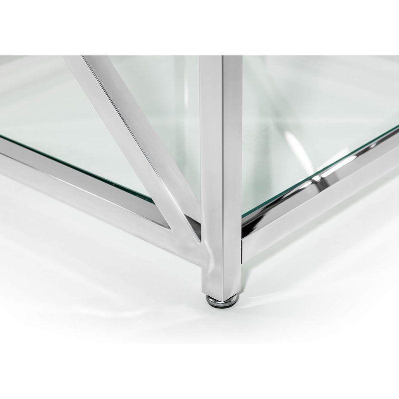 Trueblood Console Table, Silver