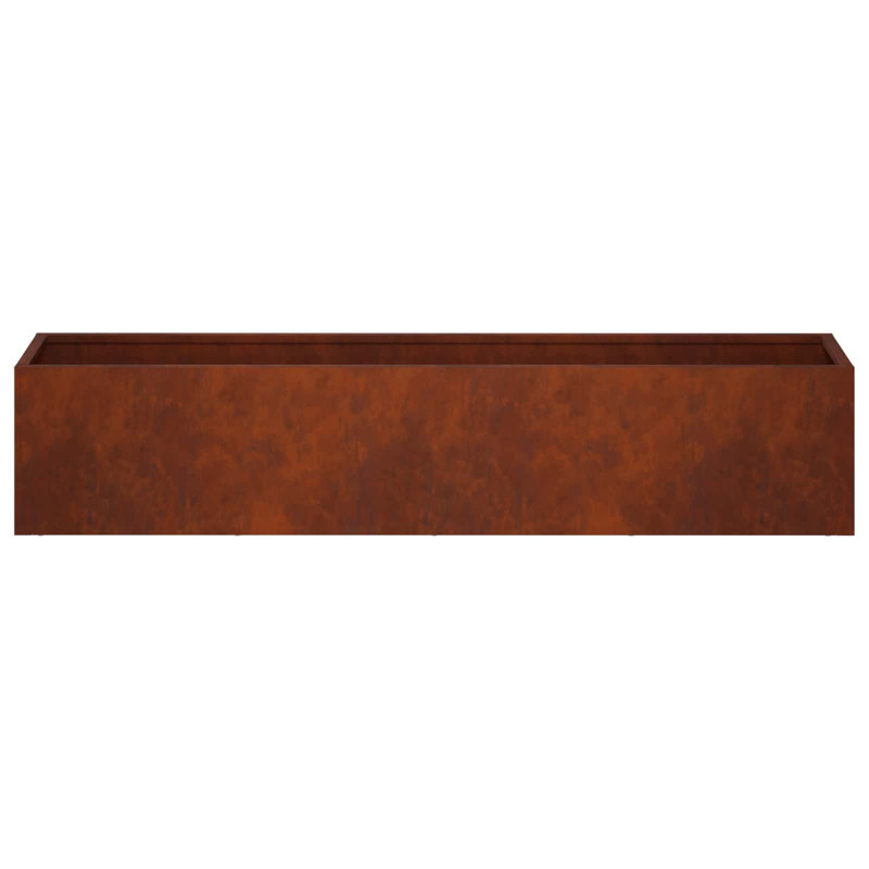 Planter Box, 20cm H x 40cm W x 20cm D, Rusty