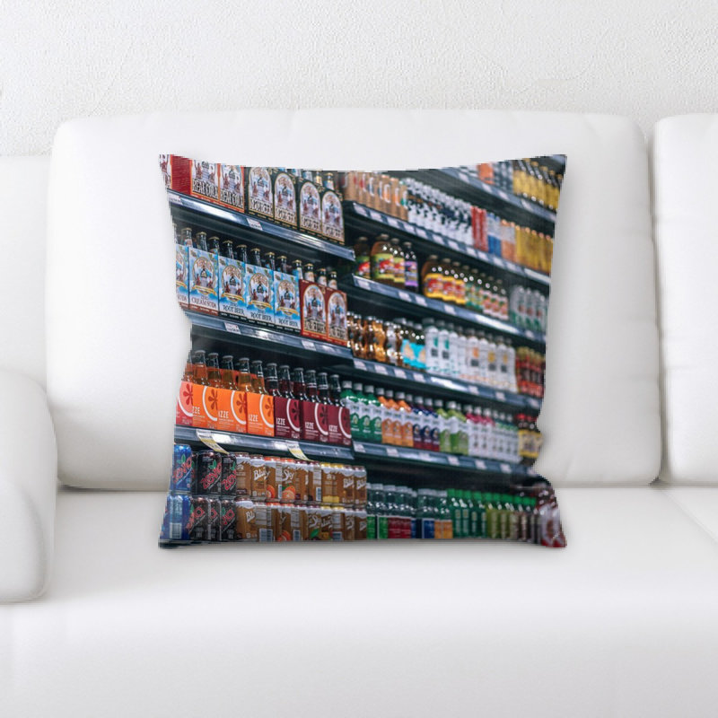 Coussin décoratif boissons