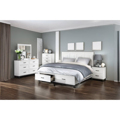 Jaqueline  Storage Platform Bedroom Set by August Grove