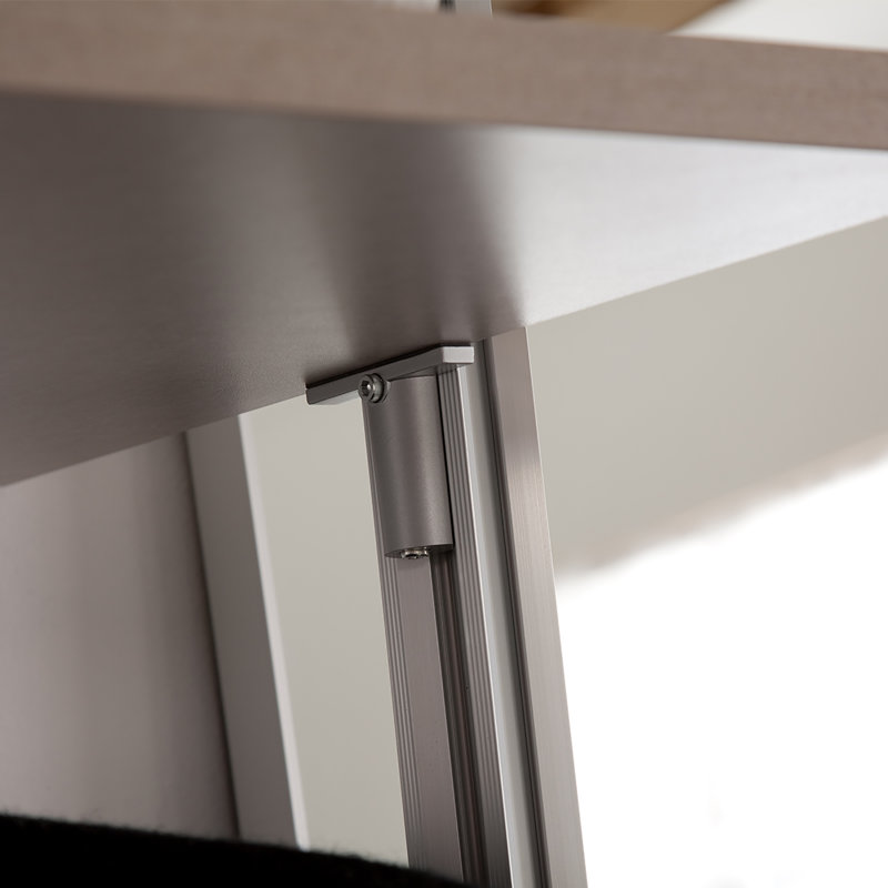 Relax Medium Density Fiberboard (MDF) Shelving, Linen Textile