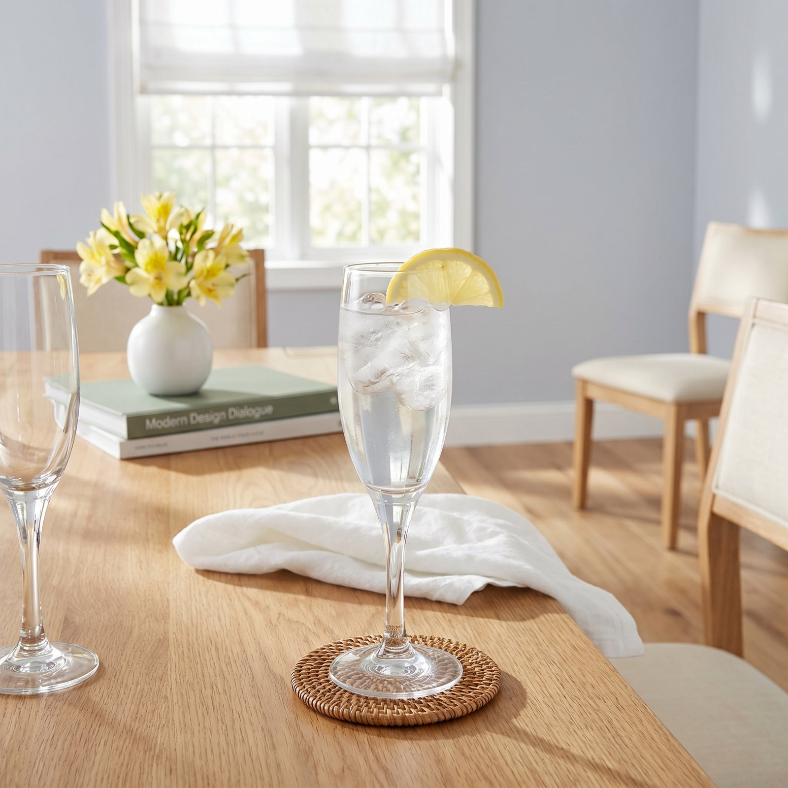 Mondial Crystal Champagne Flute