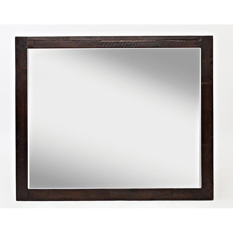Miroir de commode vieilli rustique Delma