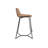Jobin Upholstered Counter Stool with Metal Frame-439600020-439600023