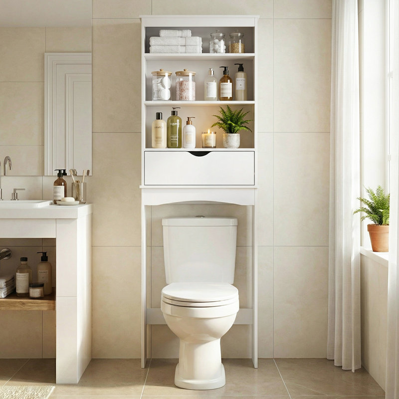 Over The Toilet Storage