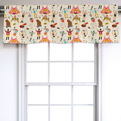 Sateen Ruffled Window Valance