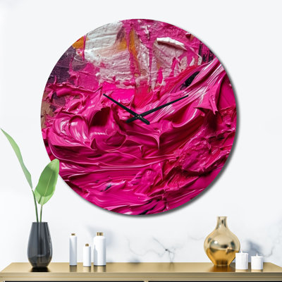Horloge murale Viva Magenta Bliss Wildness III