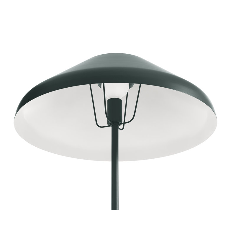 Beau Floor Lamp, Navy Green, Navy Green/White Carrara Marble