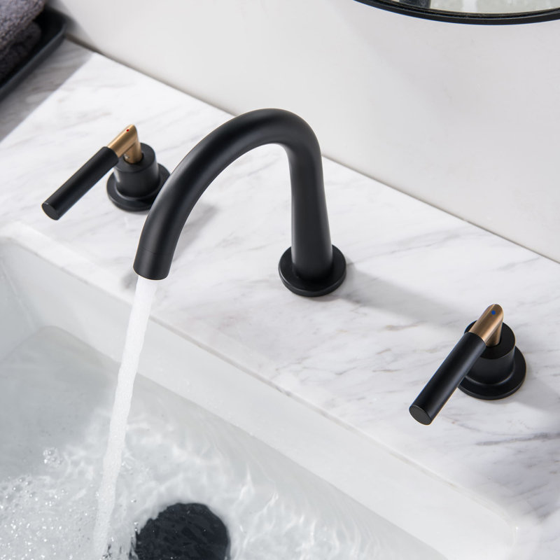 Robinet de salle de bain à large entraxe
