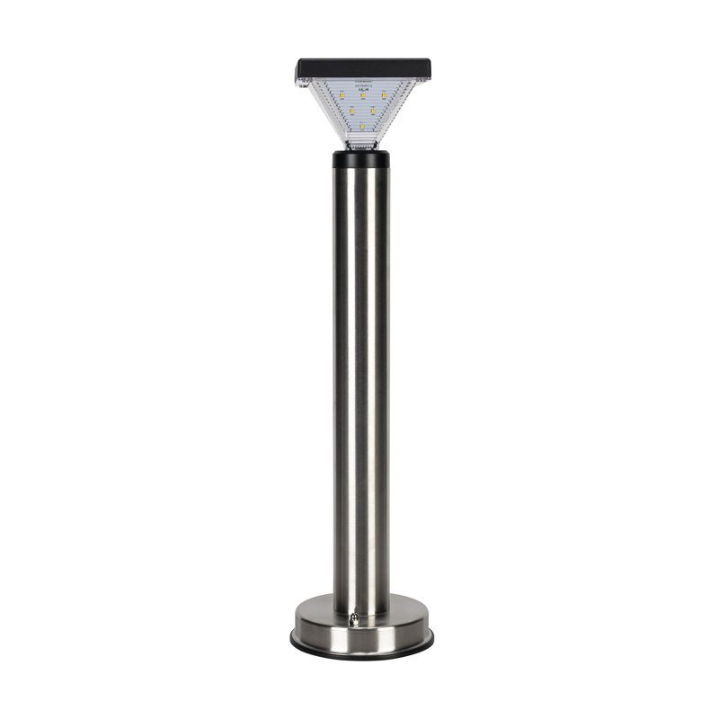 Luxor Stainless Steel Solar LED Pathway Light, 20.25-inch