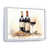 Cadre flottant blanc