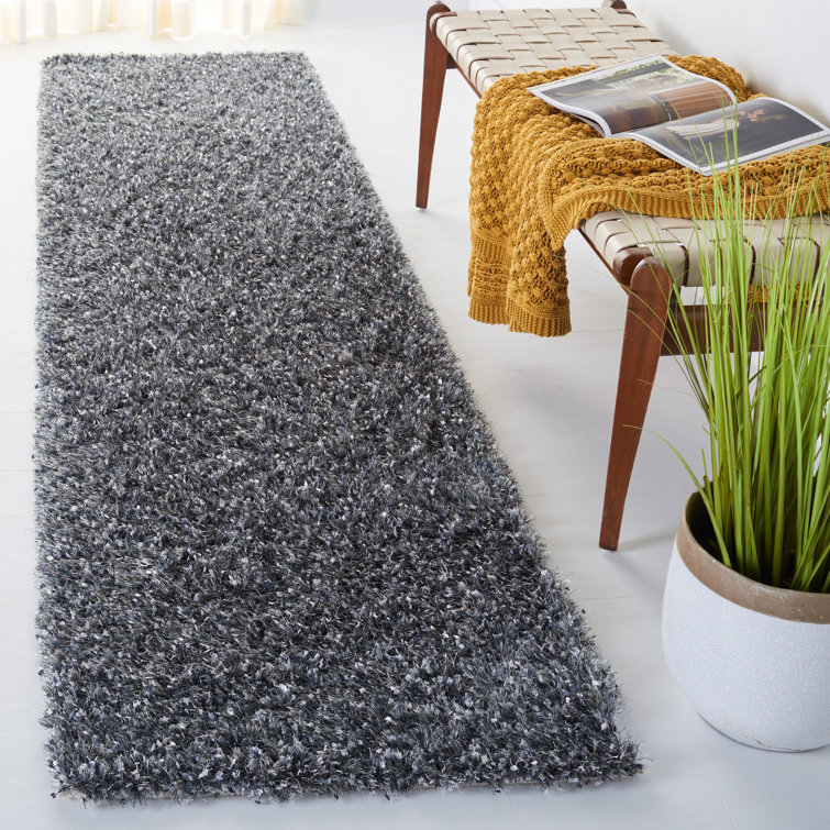 Delane Handmade Tufted Charcoal Area Rug