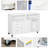Printer Stand, Home Office Mobile Cabinet With Caster Wheels, 2 Locking Breaks and Drawer