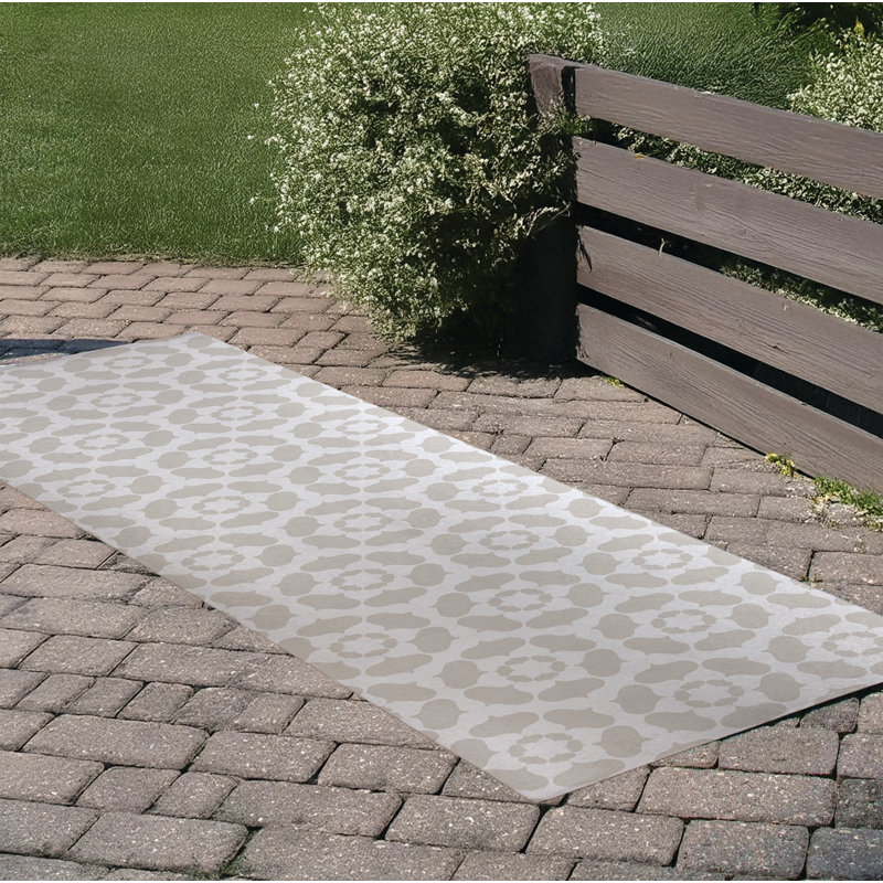 Tapis d'extérieur Cleo, Tapis de couloir 2 pi 6 po x 8 pi