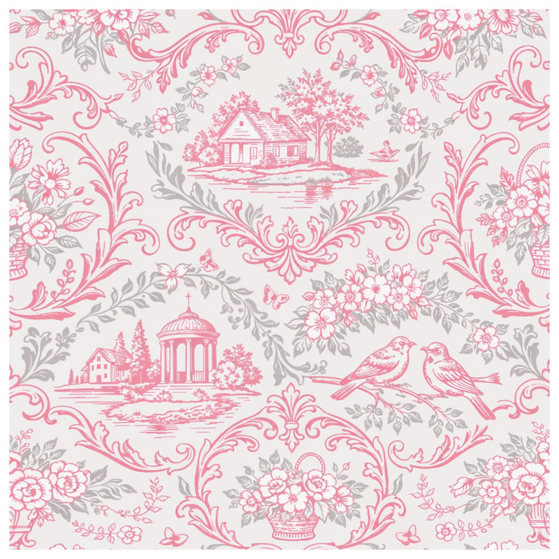 Couvertures roses et grises, 50in W x 60in H