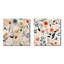 Sudbury - Ensemble de 2 collages carrés floral et botanique-101861584-101861586