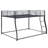 Ariatna Metal Floor Bunk Bed Over