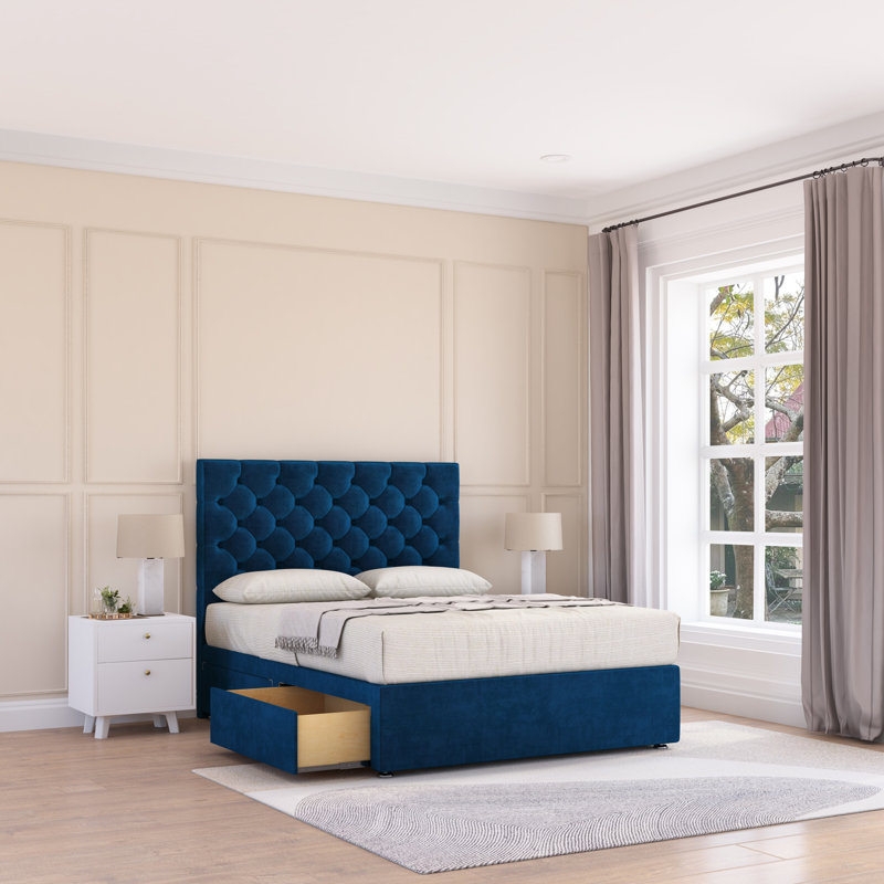 Bed, Small Single (2'6), Navy