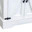 Table de chevet rustique avec fonction de charge - grand espace de rangement et tablette réglable en noyer blanc et brun foncé-2072854444