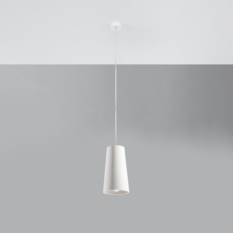 Gulcan 1 - Light White Cylinder Pendant