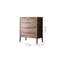Armoire de rangement moderne en noyer noir