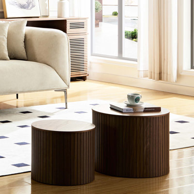 2-Pieces Nesting Coffee Table Set by Latitude Run