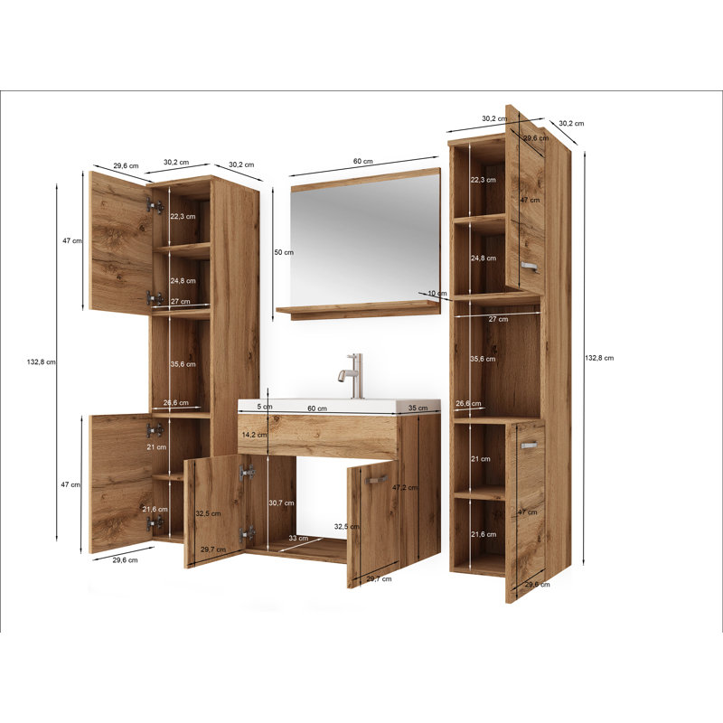 Bathroom Suite, Black