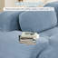 Canapés ergonomiques modulaires en forme de L, bleu velours côtelé, confort adapté aux animaux de compagnie
