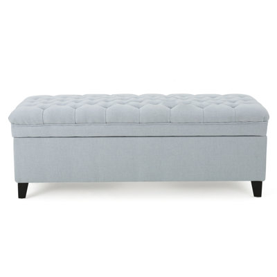 Twania Polyester Upholstered Storage Bench