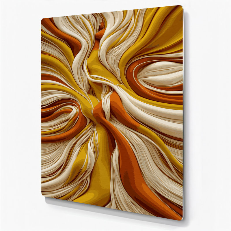 Abstrait art figuratif 51, H 11 po x l 14 po