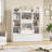 Storage Organizer with 3 Removable Drawers, White Cube Bookcase