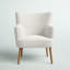 Fauteuil à oreilles Paolini-422334930