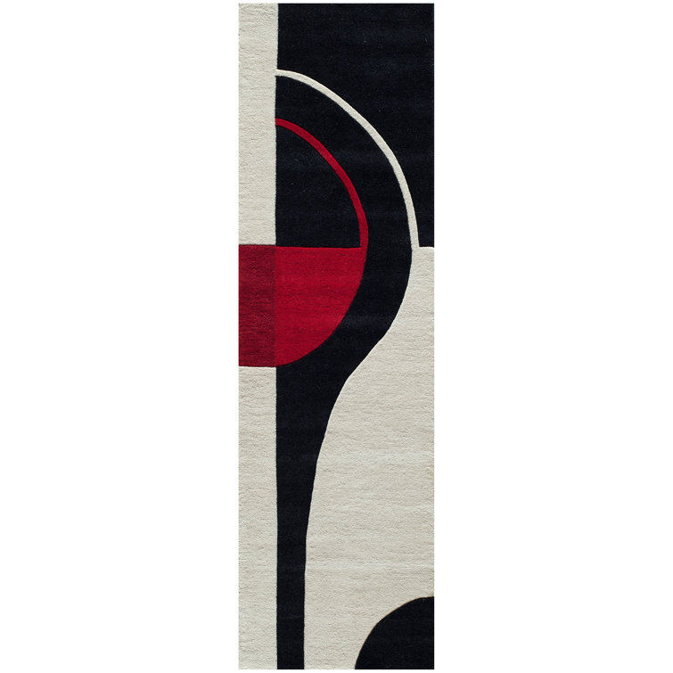 Cobos Hand Tufted Wool Abstract Indoor Rug