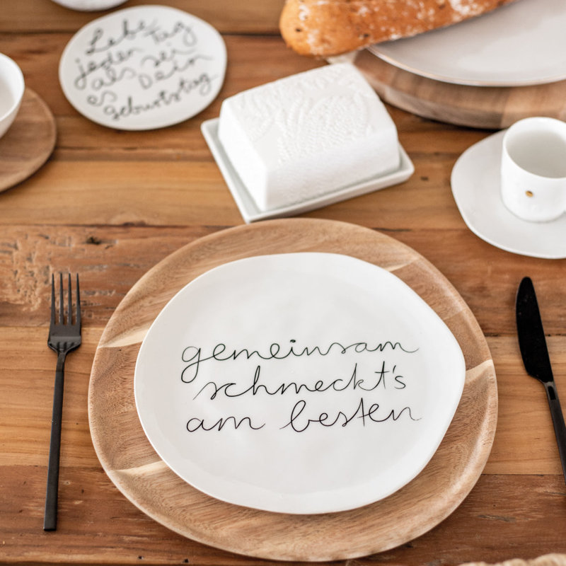 Acacia Wood Plate - 10.8"