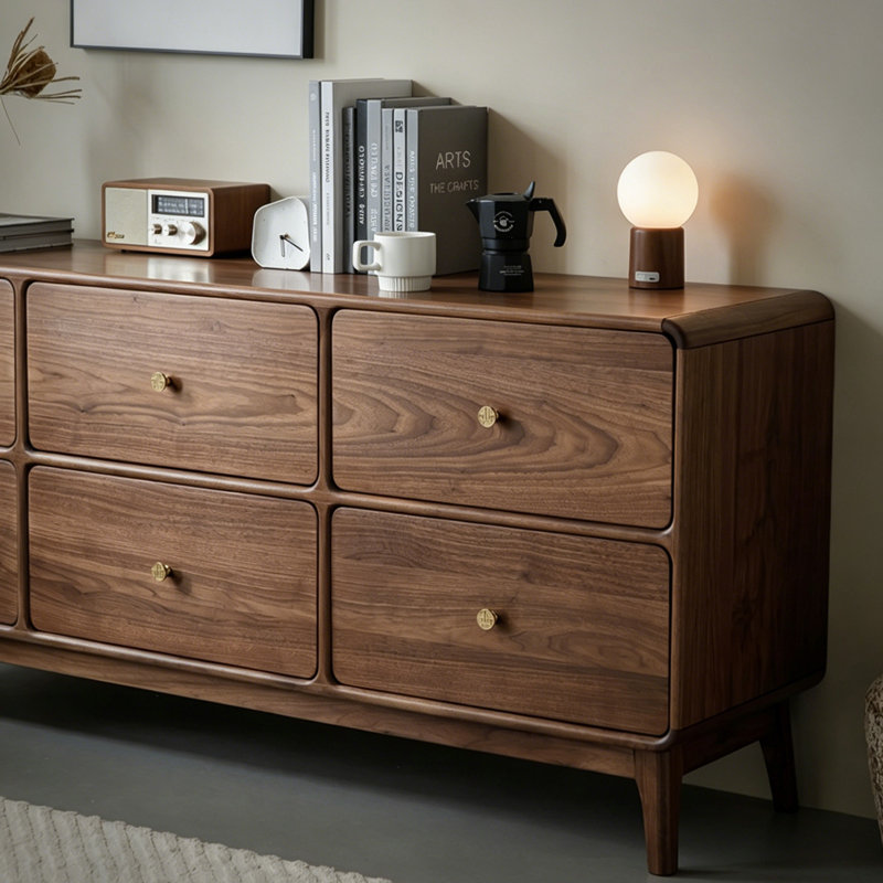 Commode à tiroirs à simple entrée, 30.71" H x 70.87" W x 17.72" D