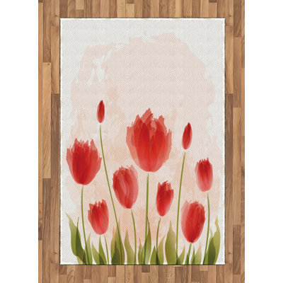 Tamiko Floral Hand Woven Area Rug
