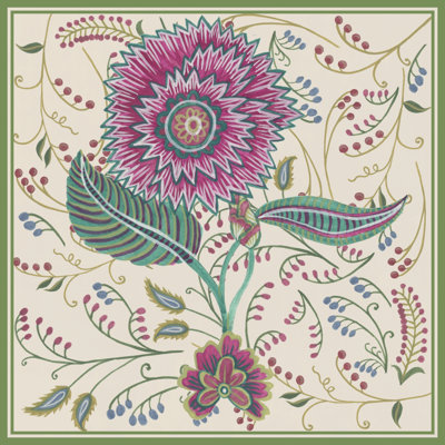 Chintz Composition II - Wrapped Canvas Print