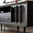 Floor-standing black vintage TV Stand-716780133
