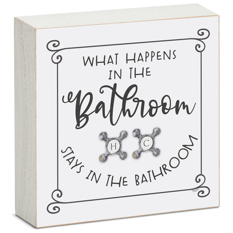 What Happens Wood Box Sign