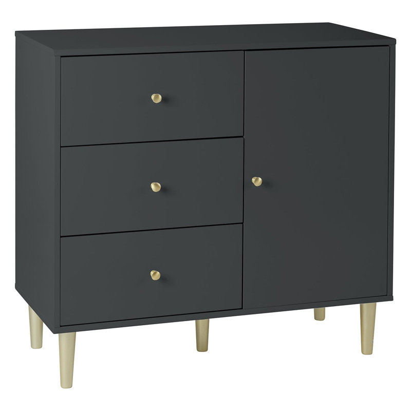 Elderton 90cm Sideboard, Charcoal Grey
