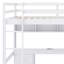 Lit mezzanine avec bureau, armoires, tiroirs et plateau de chevet, station de charge-206648832