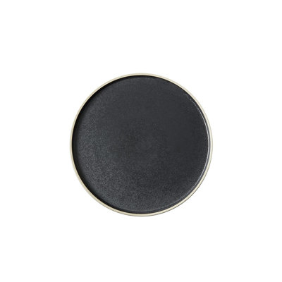 Assiette ronde blanche 6 1/4 po Moira